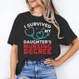 I Survived My Daughter's Nurse Degree School Graduation Unisex T-Shirt