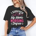 I Survived My Mom's Nursing Degree Nurse Graduation Unisex T-Shirt