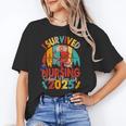 I Survived Nursing School Class Of 2025 Proud Graduation Unisex T-Shirt