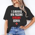 I Survived Her Passing Nursing School Graduation Unisex T-Shirt