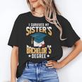 i Survived My Sisters Bachelor's Degree Graduation Gifts Unisex T-Shirt
