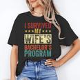 i Survived My Wife Bachelor's Degree Wife Graduation Unisex T-Shirt
