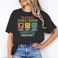 Table Tennis Impoves Memory Funny Ping Pong Unisex T-Shirt Table Tennis Impoves Memory Funny Ping Pong Unisex T-Shirt