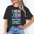 Teal & Purple In Memory Of My Brother Suicide Prevention Unisex T-Shirt