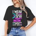 Teal & Purple In Memory Of My Mom Suicide Prevention Unisex T-Shirt Teal & Purple In Memory Of My Mom Suicide Prevention Unisex T-Shirt