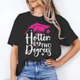 Two Degrees Hotter Graduation 2025 Diploma College Masters Unisex T-Shirt