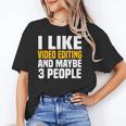 Video Editor Introvert Editing Production Filmmaking Job Unisex T-Shirt Video Editor Introvert Editing Production Filmmaking Job Unisex T-Shirt