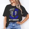 Wear Blue In Memory Of Cousin Colon Cancer Awareness Shirts Unisex T-Shirt