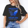 I Wear Blue In Memory For My Son Colon Cancer Awareness Unisex T-Shirt I Wear Blue In Memory For My Son Colon Cancer Awareness Unisex T-Shirt