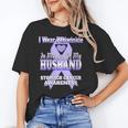 I Wear Periwinkle In Memory Of My Husband Stomach Cancer Unisex T-Shirt I Wear Periwinkle In Memory Of My Husband Stomach Cancer Unisex T-Shirt