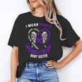 I Wear Purple In Memory Of My Baby Sister Epilepsy Awareness Unisex T-Shirt