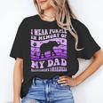 I Wear Purple In Memory Of My Dad Alzheimer's Awareness Day Unisex T-Shirt