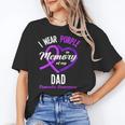 I Wear Purple In Memory For My Dad Dementia Awareness Unisex T-Shirt I Wear Purple In Memory For My Dad Dementia Awareness Unisex T-Shirt