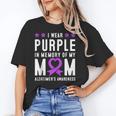 I Wear Purple In Memory Of My Mom Alzheimer's Awareness Day Unisex T-Shirt I Wear Purple In Memory Of My Mom Alzheimer's Awareness Day Unisex T-Shirt