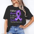 I Wear Purple In Memory Of My Sister Overdose Awareness Unisex T-Shirt