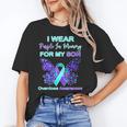 I Wear Purple In Memory For My Son Overdose Awareness Unisex T-Shirt
