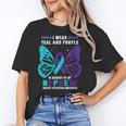 I Wear Teal And Purple In Memory Of My Nephew Unisex T-Shirt