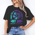 I Wear Teal Purple In Memory Of My Son Suicide Awareness Unisex T-Shirt I Wear Teal Purple In Memory Of My Son Suicide Awareness Unisex T-Shirt
