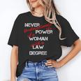 Woman Law Degree Graduation Diploma Party Unisex T-Shirt