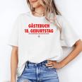 18th Birthday Guest Book Party Memory Unisex T-Shirt 18th Birthday Guest Book Party Memory Unisex T-Shirt