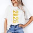 2K26 Class Of 2026 Graduation College Senior Back To School Premium Tri-Blend Unisex T-Shirt