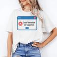 Anti Social Introvert Social Interaction Not Supported Unisex T-Shirt