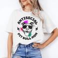Antisocial Pit Bull Mom Pittie Introvert Dog Lover Pit Bull Unisex T-Shirt Antisocial Pit Bull Mom Pittie Introvert Dog Lover Pit Bull Unisex T-Shirt