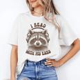 Audio Book Reader Book Lover Raccoon I Read With My Ears Unisex T-Shirt