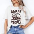 Bad At People Ferret Introvert Saying Slogan Unisex T-Shirt Bad At People Ferret Introvert Saying Slogan Unisex T-Shirt