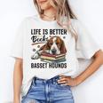 Basset Hound Dog Breed Life Is Better With Books And a For Men Women Girls Kids Unisex T-Shirt Basset Hound Dog Breed Life Is Better With Books And a For Men Women Girls Kids Unisex T-Shirt