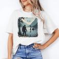 Bigfoot Sasquatch & Loch Ness Monster Introvert Bruh Unisex T-Shirt Bigfoot Sasquatch & Loch Ness Monster Introvert Bruh Unisex T-Shirt