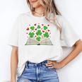 Book With Shamrocks Librarian Saint Patrick's Day Kids Unisex T-Shirt