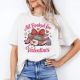 All Booked For Valentines Book Lover Teachers Unisex T-Shirt All Booked For Valentines Book Lover Teachers Unisex T-Shirt
