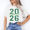 Class Of 2026 Graduation Varsity Green And On The Back Unisex T-Shirt