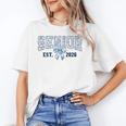 Class Of 2026 Senior 26 Coquette Bow Toile Preppy Graduation Unisex T-Shirt