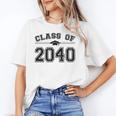 Class Of 2040 Grow With Me Graduation First Day Of School Unisex T-Shirt