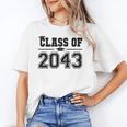 Class Of 2043 Grow With Me Graduation First Day Of School Unisex T-Shirt