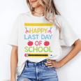 Cool Stylish Happy Last Day Of School Shirt Graduation Unisex T-Shirt