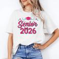 Coquette Pink Bow Senior 2026 Class Of Graduation Unisex T-Shirt