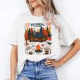 Cozy Reading Cabin Retreat Fall Bookish Autumn Cozy Reader Unisex T-Shirt