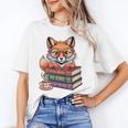 Cute Nerdy Fox Read Books Be Kind Stay Weird Book Club Premium Tri-Blend Unisex T-Shirt