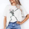 Dabbing Skeleton Nurse Halloween Graduation Unisex T-Shirt