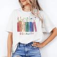 Equality Flower Books Equal Rights Social Justice Feminist Unisex T-Shirt