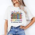 Everyone Is Welcome Here Floral Book LGBT Pride Equality Unisex T-Shirt Everyone Is Welcome Here Floral Book LGBT Pride Equality Unisex T-Shirt