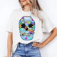 Frutiger Aero Aesthetic Tech Skull Computer Fishes Unisex T-Shirt