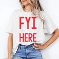 Fyi Introvert Here Raglan Baseball Tee Unisex T-Shirt Fyi Introvert Here Raglan Baseball Tee Unisex T-Shirt