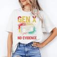Gen X Lots Of Memories No Evidence Retro Nostalgia Humor Unisex T-Shirt
