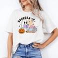 Ghost Reading Halloween Women Teacher Book Lover Unisex T-Shirt Ghost Reading Halloween Women Teacher Book Lover Unisex T-Shirt