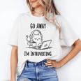 Go Away I'm Introverting Cat Introvert Anxiety Anxious Unisex T-Shirt