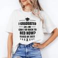 I Graduated Can I Go Back To Bed Class Of 2022 Graduation Unisex T-Shirt